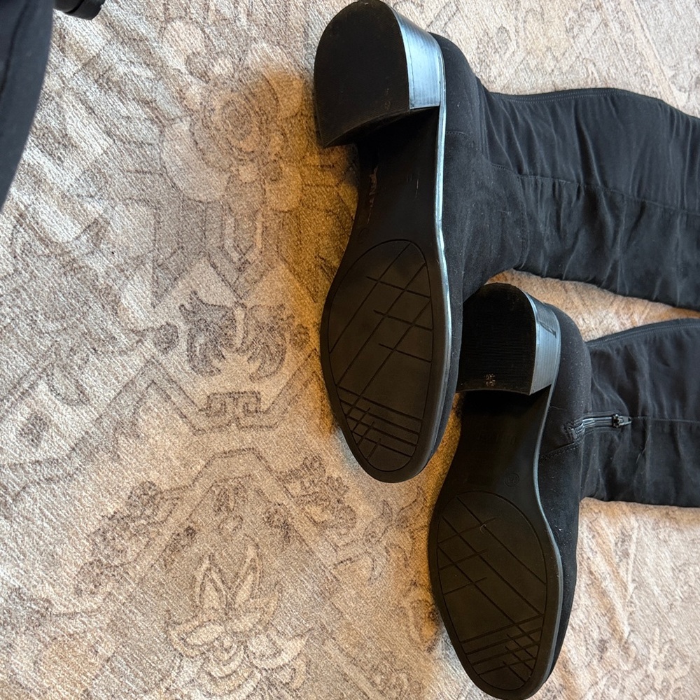 Unisa Black Tall Women's over the knee Boots - Picture 3 of 3